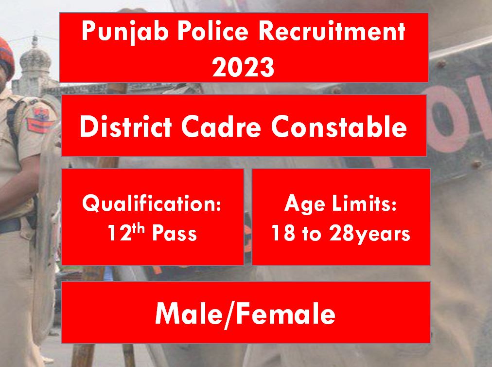 punjab-police-constable-job-notification-2023